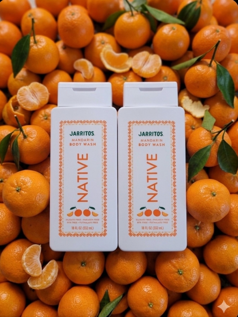 2 Native Jarritos Mandarin Body Wash 18 Fl Oz Each Limited Edition, Unisex